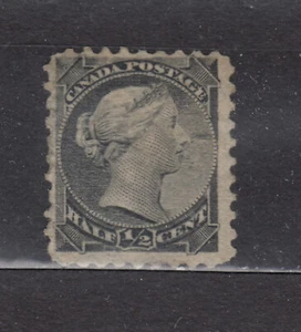 1870-1893 #34 ½¢ QUEEN VICTORIA SMALL QUEEN ISSUE F+ - Bild 1 von 2