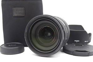 Sigma AF ZOOM 24-70mm F2.8 EX DG HSM For Canon EF w/ Hood From Japan USED
