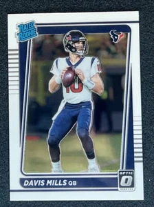 2021 Optic Rated Rookie Davis Mills Base RC #222 Houston Texans🔥 - Picture 1 of 2