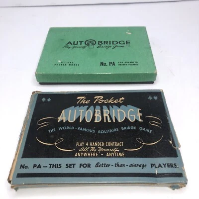 Lot Of (1946,1957 ) The Pocket Auto bridge No. PA & No. PA For Advanced Players - Image 1 of 4