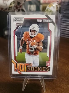 2023 Score - Hot Rookies #1 Bijan Robinson (RC) - Picture 1 of 2