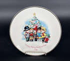 Vintage 1980 Gorham Moppets Collector Plate 'Happy Merry Christmas Tree'-Ltd. Ed