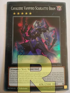 Cavaliere Vampiro Scarlatto Bram ® Super Rara ® DASA-IT013 ® Italiano ®Errecards - Picture 1 of 1