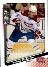 2009-10 Collector's Choice Canadiens Hockey Card #114 Tomas Plekanec