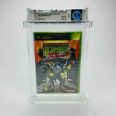 Teenage Mutant Ninja Turtles III TMNT 3 - Xbox, 2005 Sealed (not CGC) WATA 9.6 A - Image 1 of 4
