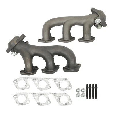 2x Exhaust Manifold L&R For 1999-2008 Ford F150 E150 E-250 Econoline 4.2L - Изображение 1 из 4