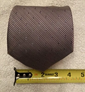 Versa Mens Grey Necktie Geometric Pattern - Picture 1 of 8