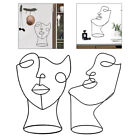 Abstract Character Figurines Human Face People Figure Statues Ornament Sculpture