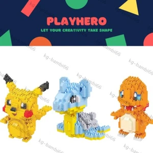 Pokémon Building bricks & blocks set NanoBlock Kids Mini blocks Construction Toy - Picture 1 of 10