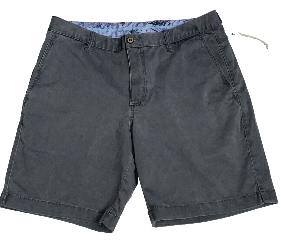 Tommy Bahama Boracay Chino Shorts BT815546 Fog Grey Size 44 LG