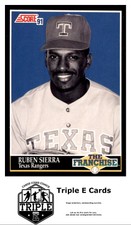 1991 Score #859 Ruben Sierra Texas Rangers ~A3P