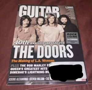 GUITAR WORLD June 2011 - The Doors - tabs Bob Marley Judas Priest MCR WOW - Picture 1 of 1