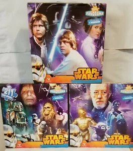 Lote de 3 Puzzle Cardinal Panorama Star Wars Luke Han Leia - Imagen 1 de 2