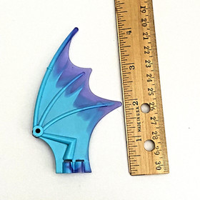 Lego Elves The Water Dragon Adventure 41172 Wing piece Teal With Purple Trailing