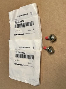 1988-2004 Kawasaki Kx 500 6mmx20mm Oem Seat Mounting Bolts 1988-2002 Kx 125 250 - Picture 1 of 3