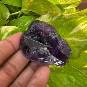 Pietra Grezza Ametista Africana Certificata 304 Ct - Cristallo Naturale per Gioielli - Foto 1 di 5