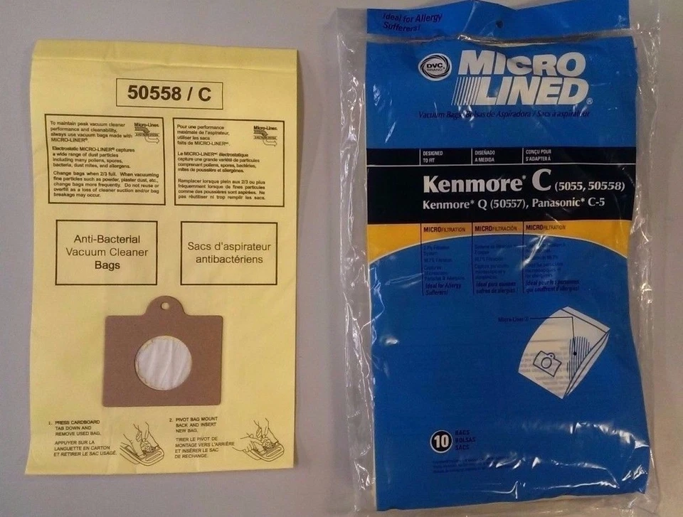 30 Kenmore Vacuum Bags C 5055 50557 50558 Panasonic C-5 (3 SEALED 10 Packs)  - Image 1 of 1