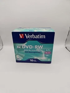 Verbatim DVD-RW 4X 4,7 GB (Pack de 10) - Imagen 1 de 6