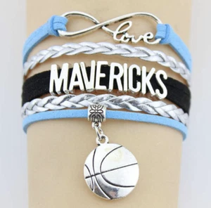 Pulsera ajustable trenzada de baloncesto Infinity Love envío gratuito - Imagen 1 de 3