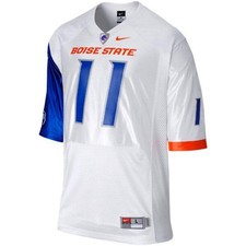 Nike Boise State Broncos #11 Sewn Away Football Jersey Sz M $75