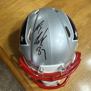 Rob Gronkpski Autographed New England Patriots Mini Helmet JSA - Picture 1 of 8