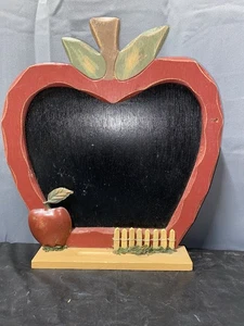 Apple Chalkboard With Hanging Hook - Picture 1 of 5