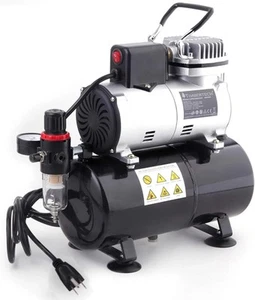 Timbertech verbesserter ölfreier Einkolben-Minikompressor ABPST08 offene Box - Bild 1 von 6