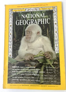National Geographic Magazine March 1967 NO MAP Siberia Squids White Gorilla - Imagen 1 de 9