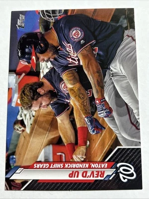2020 Topps - Black #640 Rev'd Up (Eaton, Kendrick Shift Gears) #52/69 - Image 1 of 2