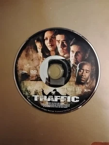 Traffic DVD, 2001 WS Michael Douglas Don Cheadle Catherine Zeta Jones Disc Only - Imagen 1 de 2