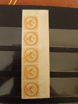 Timbre France Colonie Yt 5 Bande De 5 Bord De Feuille * Signé Ref6300 - Photo 1/2