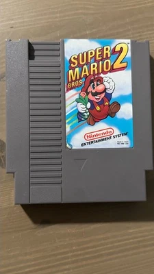 Super Mario Bros. 2 Nintendo Entertainment System NES Game Tested Works! - Image 1 of 4