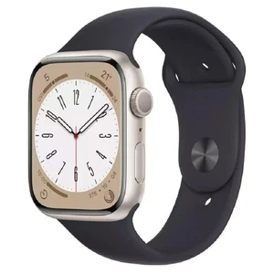 Apple Watch Series 8 - 45mm - Aluminum Starlight - GPS + Cellular - Good - Picture 1 of 1