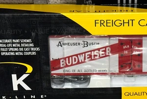 K-LINE K762-5603 ANHEUSER-BUSCH Budweiser BEER 40’ WOOD-SIDED REEFER O-SCALE - Picture 1 of 4