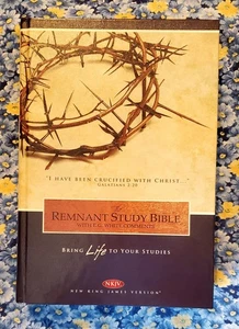 The Remnant Study Bible With E G White Comments NKJV, Concordance, Helps 2009 HC - Picture 1 of 24