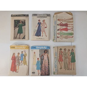 Vintage Konvolut 6 Schnittmuster 70er Jahre Damengröße 14, Butterick, Simplicity - Bild 1 von 2