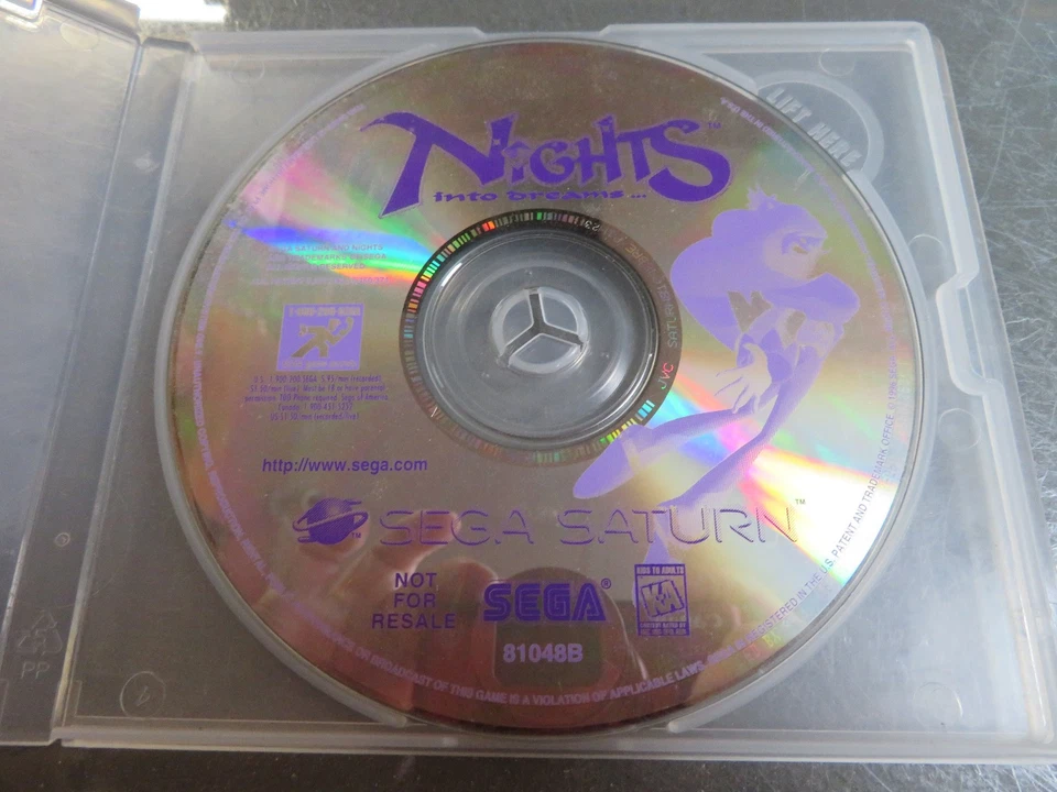 Nights Into Dreams... (Sega Saturn, 1996) NO PARA REVENTA**SOLO disco de juego completo Foto 1 de 1