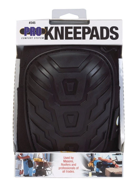 CLC 345 Black Non-Skid Ultra-Terrain Knee Pad One Size with Buckle Closure - Image 1 of 1