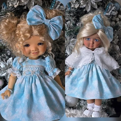 SMOCKED DRESS SET,MY MEADOW,EFFNER LIL D, BONEKA,FOREVER VIRGINIA,PATSY 11"DOLL - Image 1 of 4