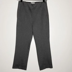 New LOFT Heathered Ponte Straight Pants Women's Size Large - Picture 1 of 7
