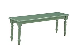 Carolina Dining Bench Equestrian Green - Picture 1 of 6