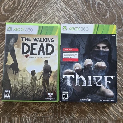 Lote de juegos Xbox 360 - The Walking Dead + Thief (Edición Steelbook, Square Enix,... Foto 1 de 4