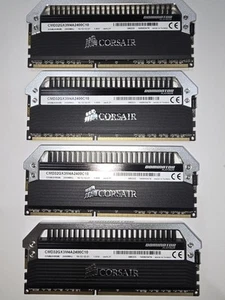 ✔✔ CORSAIR Dominator PLATINUM 32GB (4x8GB) 2400 MHz **10-12-12-31** DDR3 *CL10* - Picture 1 of 2