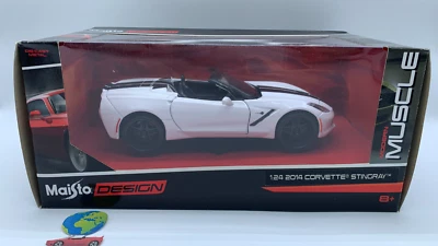 Maisto Chevrolet Corvette Stingray 2014,in scala 1:24-1:25, (2310) , vintage - Immagine 1 di 4