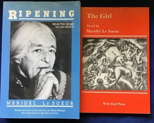 Meridel Le Sueur - Ripening (1st ed1990) & The Girl (6th ed 1986) - Bild 1 von 4