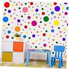 1240Pcs Polka Dot Wall Decals Colorful Boho Wall Decal Peel and Stick Kids 