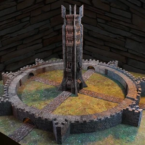 Conquest Creations - Fortezza dei Maghi (Isengart) MESBG 28mm Fantasy da Tavolo - Foto 1 di 9