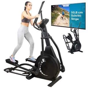 Skandika Crosstrainer Carbon P23 Ellipsentrainer klappbar 23 Programme Neu - Bild 1 von 7