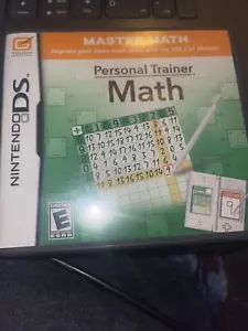 Personal Trainer: Math (Nintendo DS, 2009) Game + Case + Manual - Picture 1 of 1