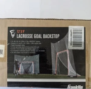 Franklin Lacrosse Goal Backstop 12'x9'. New In Box. Sporting Equipment. Net. - Picture 1 of 4